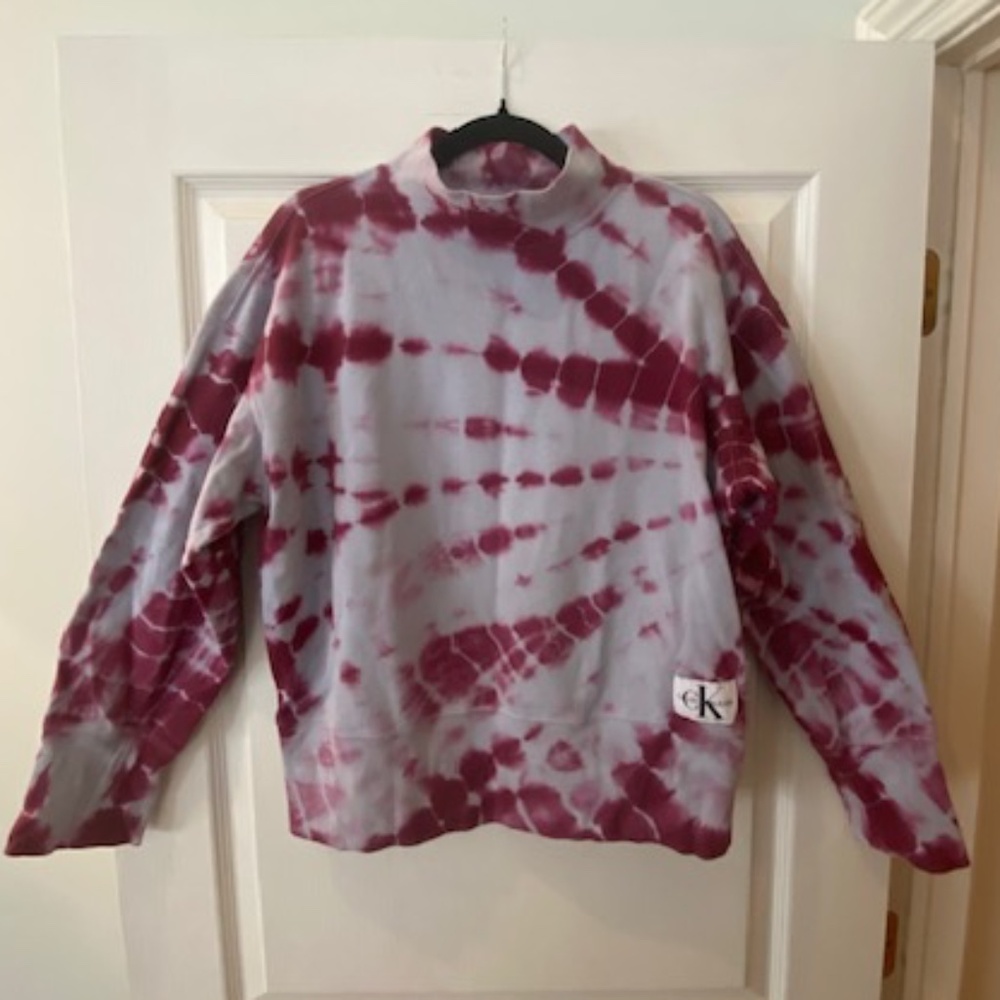 Calvin Klein purple and Gray Sweatshirt size XL